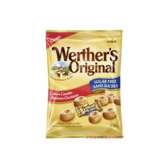 Werther's Original Sugar Free 70g (12 db/#)