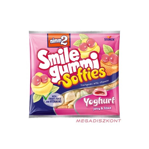 nimm2 Smilegummi Softies 90g - Yoghurt (18 db/#)