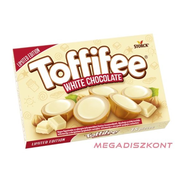 Toffifee desszert 125g - White Chocolate (15 db/#)