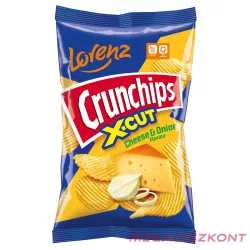 Lorenz Crunchips X-cut 75g -  sajt&hagyma (12 db/#)