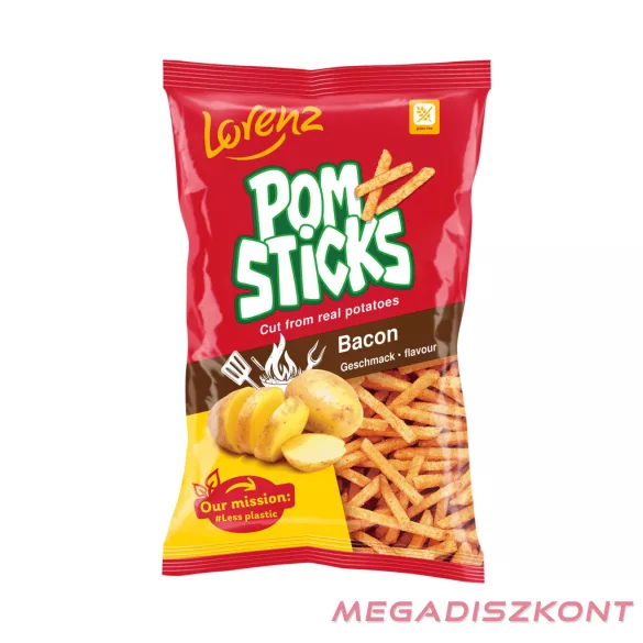 Lorenz Pomsticks burgonyapálcika 85g -  Bacon (21 db/#)