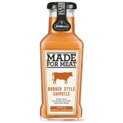   Kühne Made For Meat szósz 235 ml - Burger stílusú Chipotle paprikás (8 db/#)