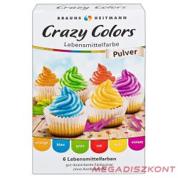   HEITMANN Crazy Colours ételfestékek vegyes színű 6x4g (12 db/#)