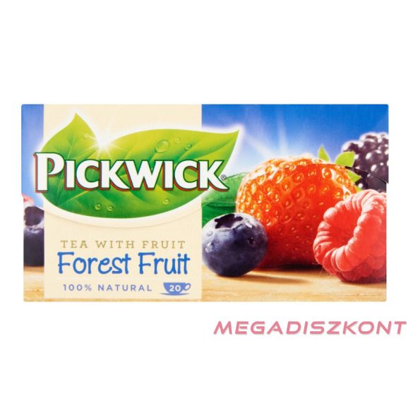 Pickwick fekete tea Erdei Gyümölcs 20*1,5g