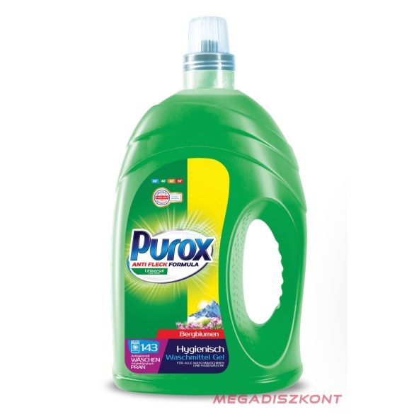 Purox mosógél 4,3l  – Universal – 143 mosáshoz (3 db/#)