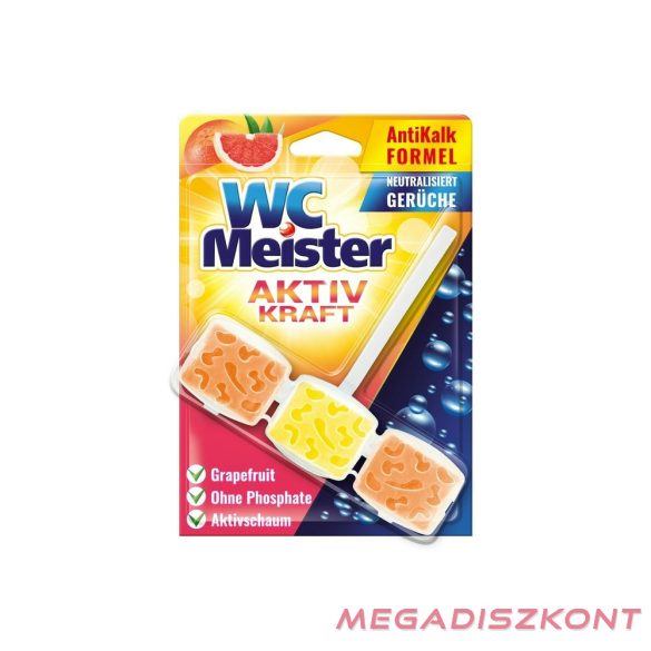 Wc Meister wc tisztító block 45 g - grapefruit