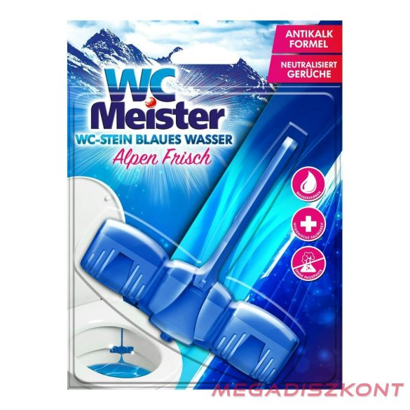 WC Meister színező wc tisztító block 45 g - alpen frisch