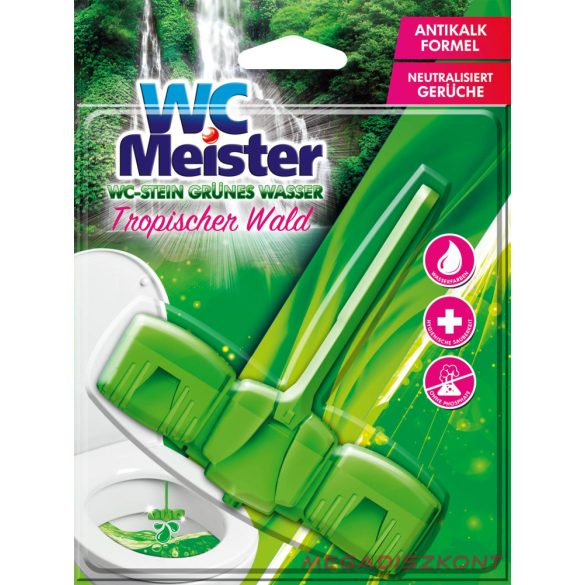 WC Meister színező wc tisztító block 45 g - trópusi erdő
