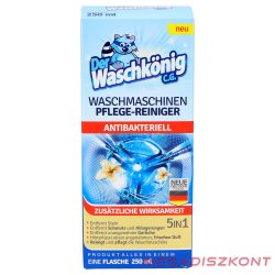   Der Waschkönig antibakteriális mosógép tisztítófolyadék 250 ml