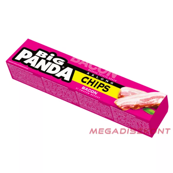 Big PANDA XXLONG Chips 50g - BACON (25 db/#)