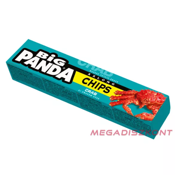 Big PANDA XXLONG Chips 50g - CRAB (25 db/#)