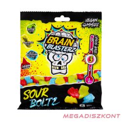 BRAIN BLASTERZ gumicukor 100g - Sour Boltz (16 db/#)