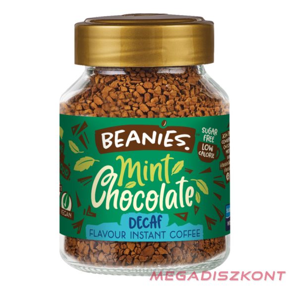 Beanies instant kávé 50g - Koffeinmentes Mint Chocolate