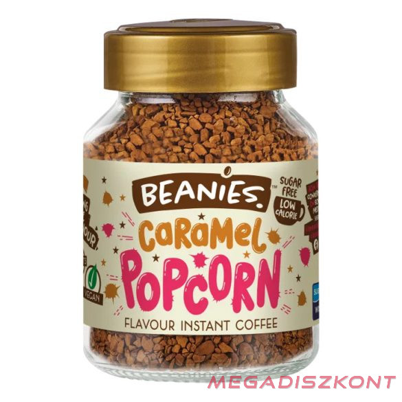 Beanies instant kávé 50g - Caramel Popcorn