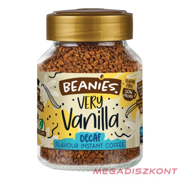 Beanies instant kávé 50g - Koffeinmentes Very Vanilla