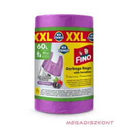   FINO Premium Handles szemeteszsák 60L, 40 zsák erdei gyümölcs illat, (12 db/#)