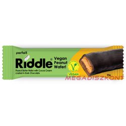   Riddle Vegán mogyoróvajas ostyaszelet kakaókrémmel 35g (20db/#)