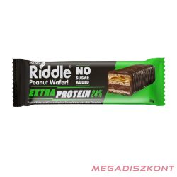   Riddle mogyoróvajas törökmogyoró-krémes ostyás szelet proteinnel 50g (15 db/#)