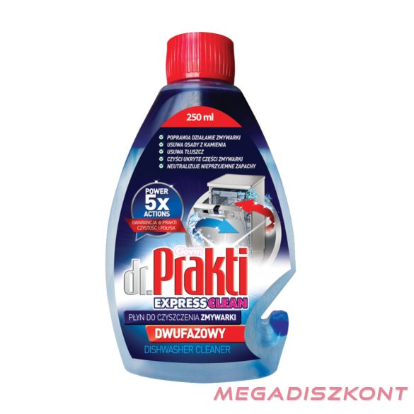 dr. Prakti kétfázisú mosogatógép-tisztító 250 ml (8 db/#)