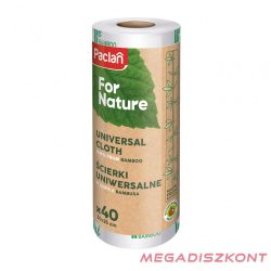   Paclan for Nature bambusz törlőrkendő tekercsen 40cm*25cm 40 db