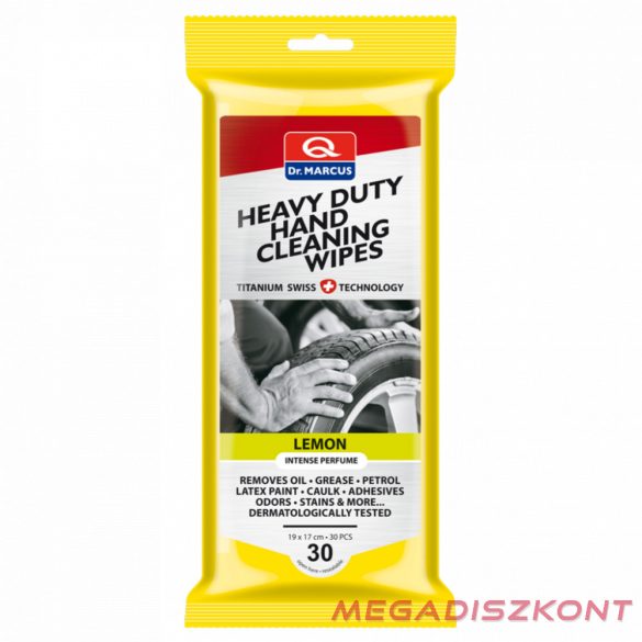 Dr. Marcus Heavy Duty Cleaning Wipes Lemon (12 db/#)