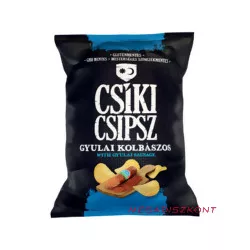 Csíki Csipsz Prémium 50g - Gyulai kolbászos (16 db/#)