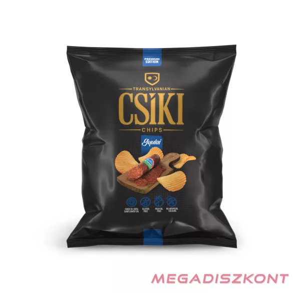 Csíki Chips 60g - Gyulai sausage flavoured