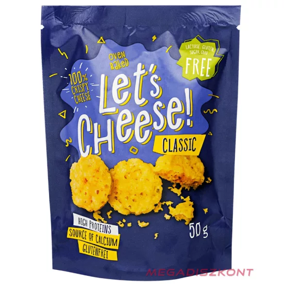 Lets Cheese sajt snack 50g - Classic (36 db/#)