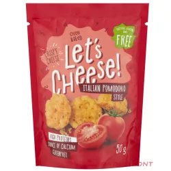 Lets Cheese sajt snack 50g - Italian Pomodoro (36 db/#)