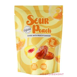 Felföldi ízesített datolya 100g - Sour peach (36 db/#)