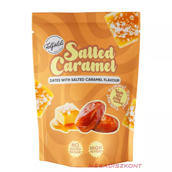 Felföldi ízesített datolya 100g - Salted caramel (36 db/#)