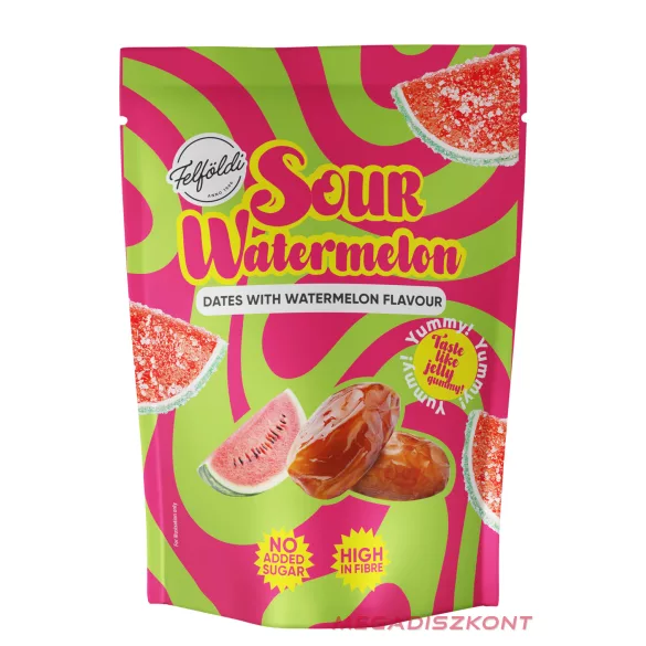 Felföldi ízesített datolya 100g - Sour watermelon (36 db/#)