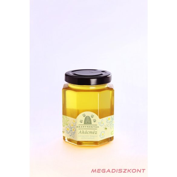 Aranynektár akácméz 250g Oktogon (12 db/#)