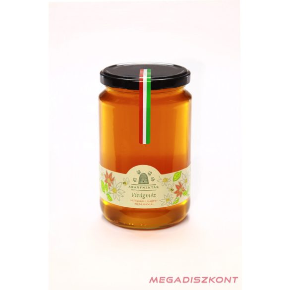 Aranynektár virágméz 850g kerek (6 db/#)