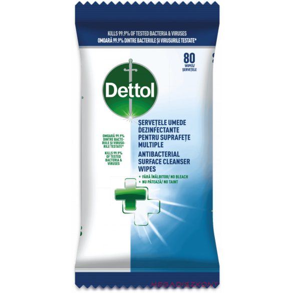 Dettol törlőkendő 80 db Multi-purpose