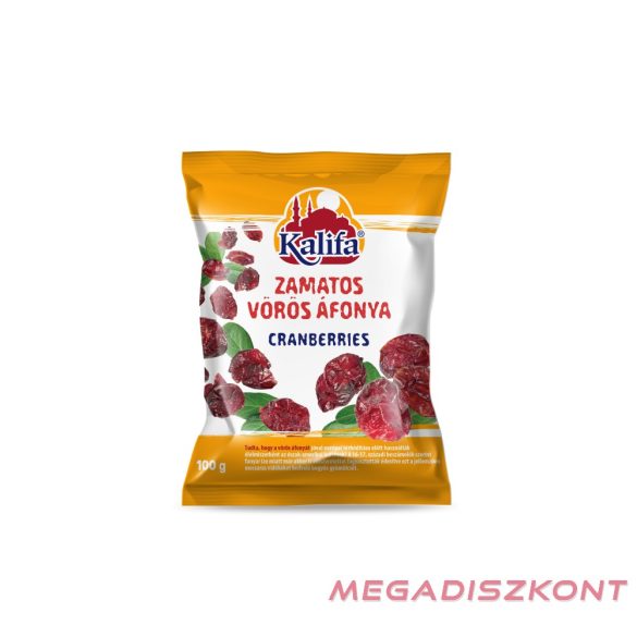 KALIFA áfonya vörös cukrozott 100g (14 db/#)