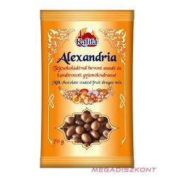   KALIFA Alexandria tejcsokoládés mediterrán mix 70g (18 db/#)