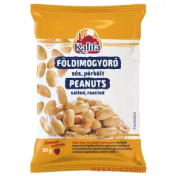 KALIFA földimogyoró pörkölt, sós 50g (22 db/#)