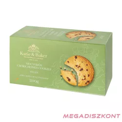   KATIE & BAKER keksz 200g - Vegán Mogyorós belga csokicseppes (12 db/#)