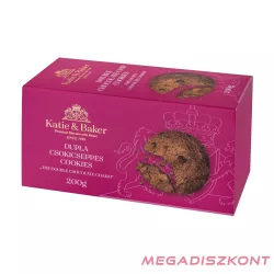   KATIE & BAKER keksz 200g - Dupla belga csokicseppes (12 db/#)
