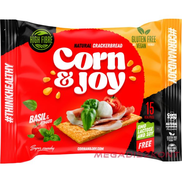 Corn&Joy extrudált kenyér 80g - Paradicsom-bazsalikom (18 db/#)