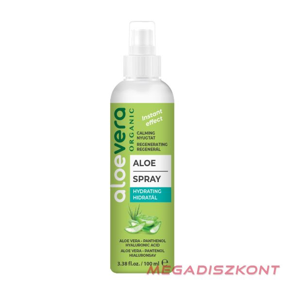 Aloe Vera Organic Bőrápoló spray 100ml (24 db/#)