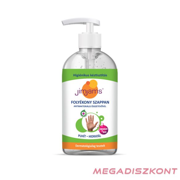 JimJams Folyékony szappan antibakteriális hatóanyaggal 300 ml (12 db/#)