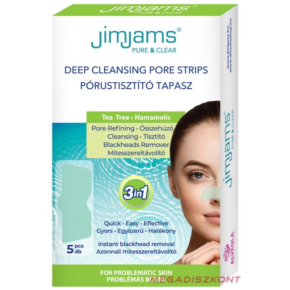 JimJams Pure & Clear Pórustisztító tapasz 5db (14 db/#)