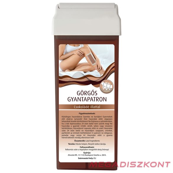 X-Epil Görgős gyantapatron csokoládé illattal széles görgőfejjel 100ml - erős szőrszálakra (24 db/#)