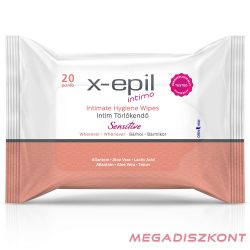 X-Epil Intimo Intim törlőkendő - sensitive 20db (24 db/#)
