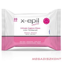 X-Epil Intimo Intim törlőkendő 20db (24 db/#)
