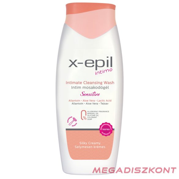 X-Epil Intimo Intim mosakodógél - sensitive 400ml (12 db/#)