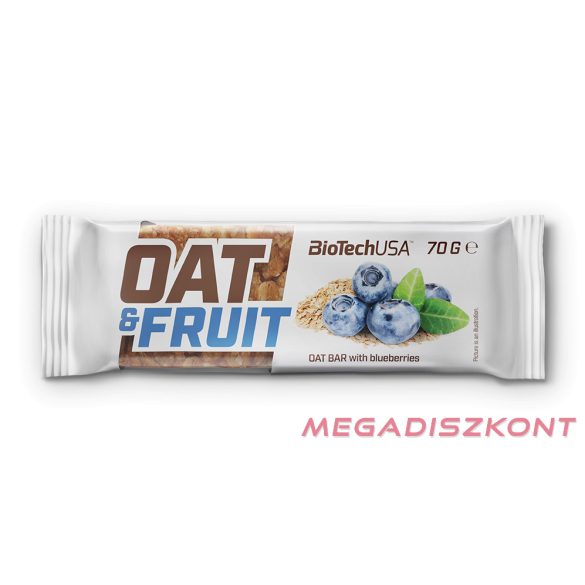 BioTech zabszelet Oat and Fruits 70g - áfonya (20 db/#)