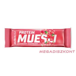   BioTech műzliszelet Protein Muesli 30g - áfonya-málna (28 db/#)